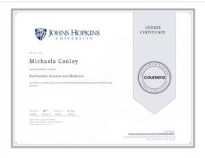 Johns Hopkins Psychadelic Science and Medicine